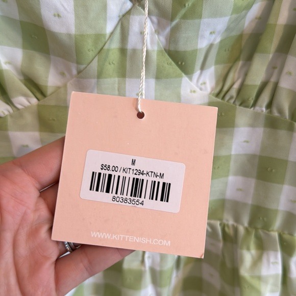 NWT KITTENISH TEA TIME MINI DRESS‎ SIZE medium - Picture 6 of 9